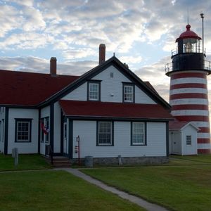 West Quoddy Head Lighthouse in Maine