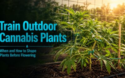 When and How to Train Outdoor Cannabis Plants Before Flowering